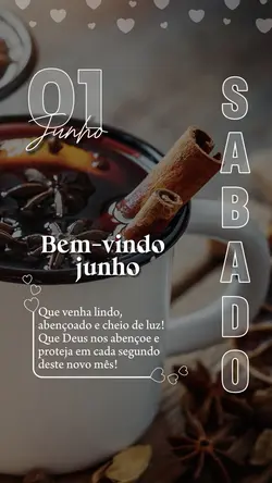 Bem-vindo junho 💕