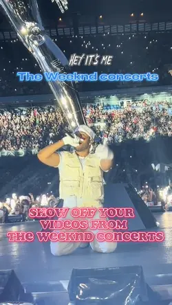 The Weeknd concerts!