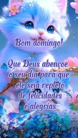 Bom domingo!