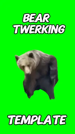 Bear twerking meme 