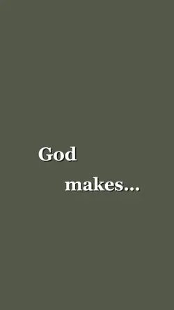 God makes