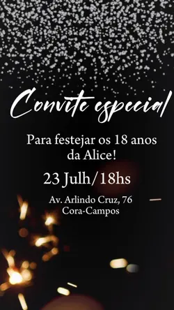 Convite especial