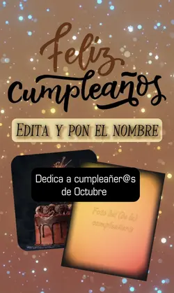 Cumpleaños Octubre