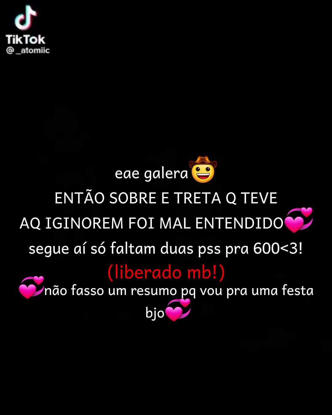 só n falo sobre