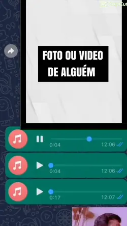 Áudio do whats