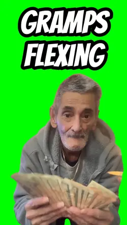 Flexing grandpa