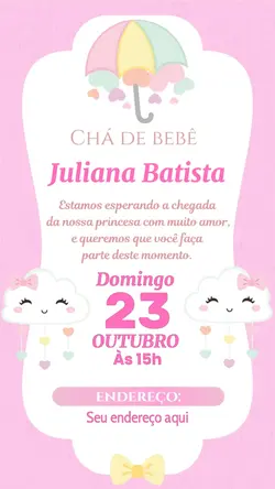 CHÁ DE BEBÊ MENINA