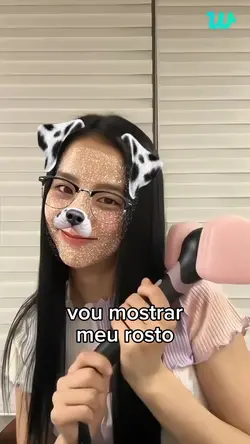 mostrando meu rosto