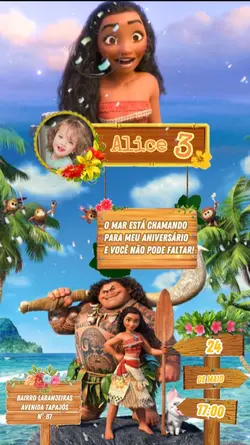 Aniversário Moana