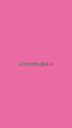My favourite girl