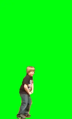 kid dancing away