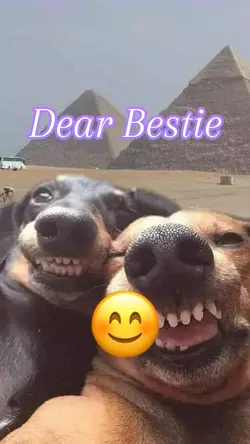 Dear Bestie, 😊