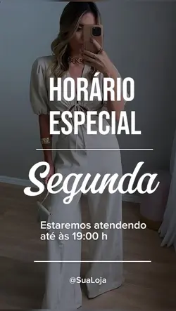 HORÁRIO ESPECIAL