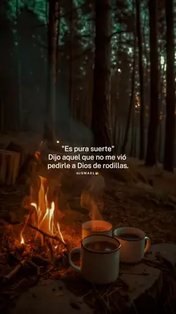 Es pura suerte:
