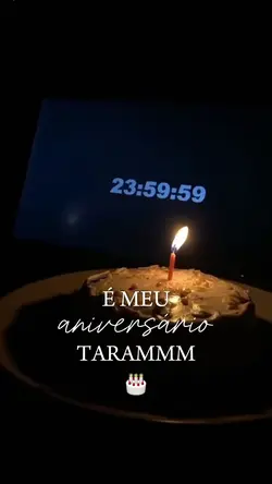 É meu aniversário 🎂 