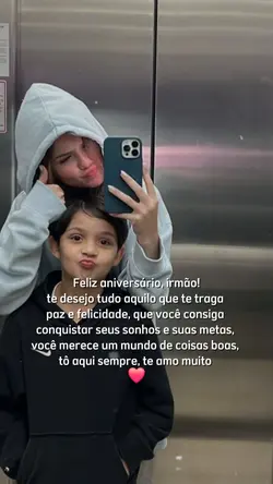 Parabéns irmão 