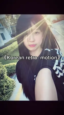Korean retro  motion