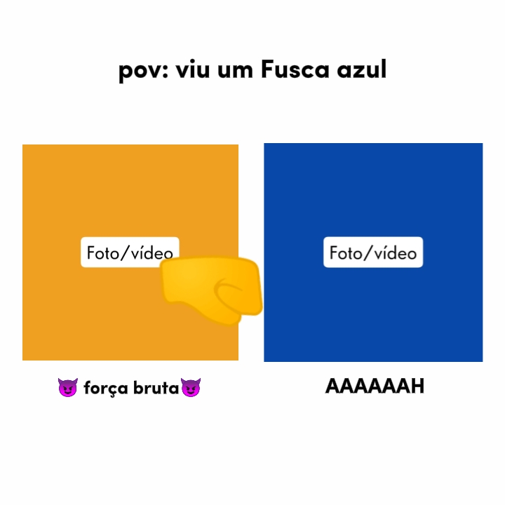 viu um Fusca azul