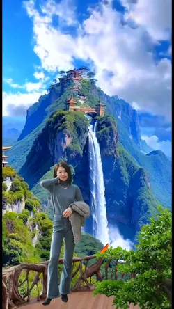 Waterfall view