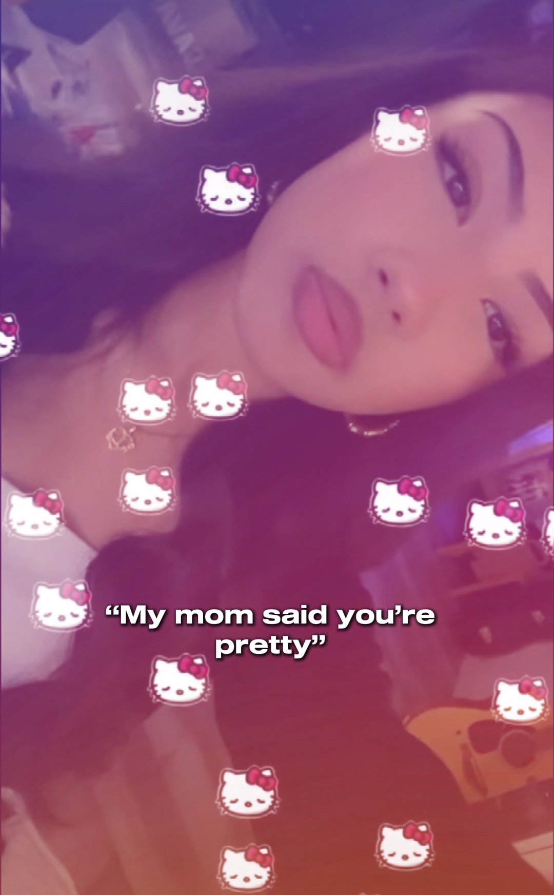 Minha mãe disse que você é bonita