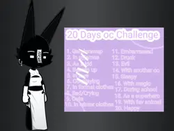 20 day oc challange
