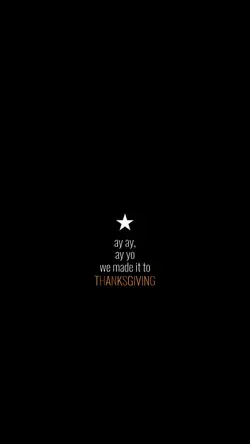 made it to thxgiving