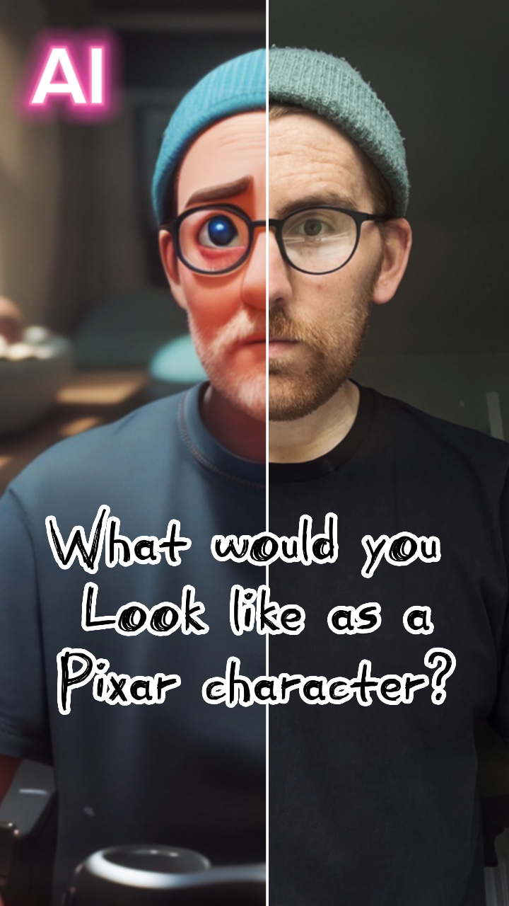 AI Pixar characters 
