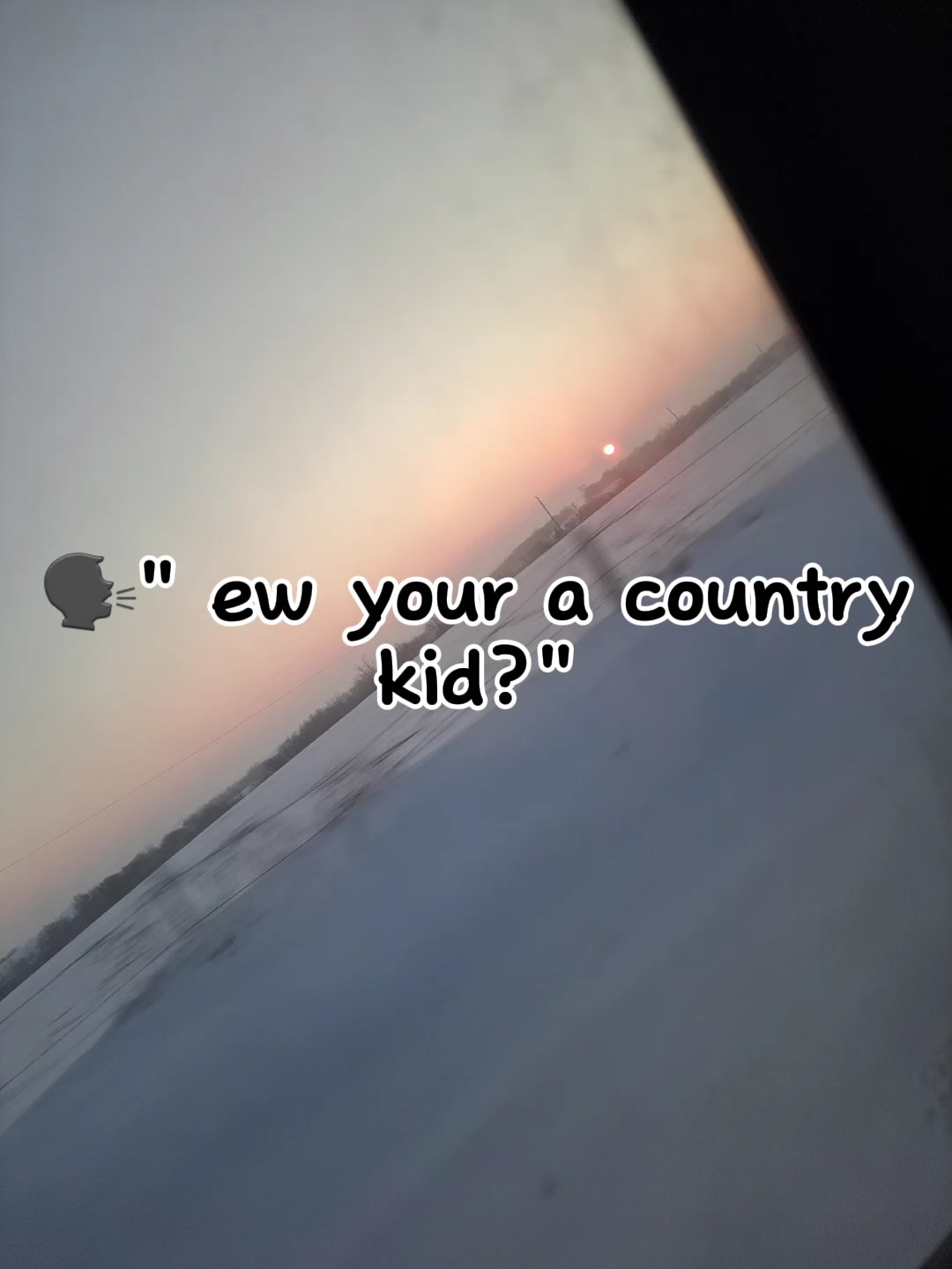 ew a city kid