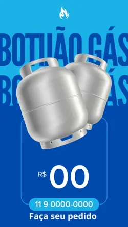 Botijão de gás