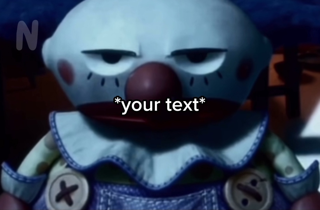 Trauriges Clown-Meme