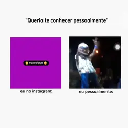 Queria te conhecer..