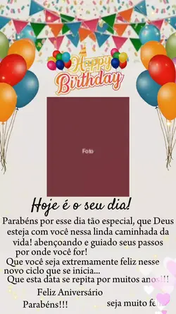modelo aniversário