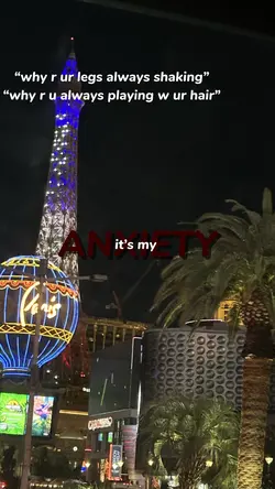 its my anxiety😻. 