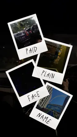 paid plain face name