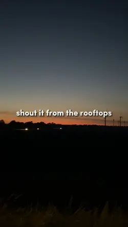 Tel them I WAS happy