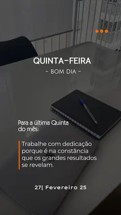 Quinta 27 de Fev