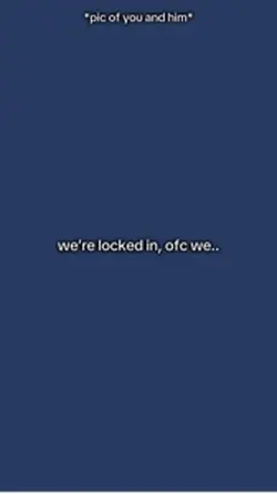we’re locked in 🤍