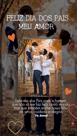 Feliz dia dos Pais