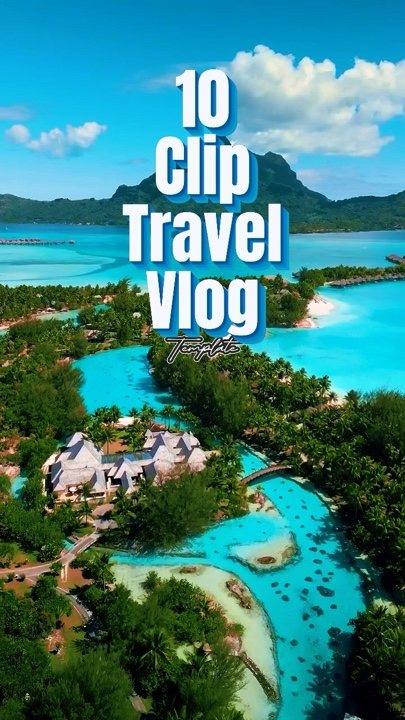Vlog de voyage de 10 clips 