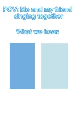 When friends sing…..