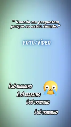 Pq estou sumido?