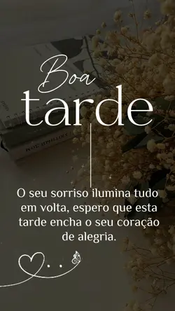 Boa tarde!