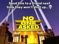 No One Asked