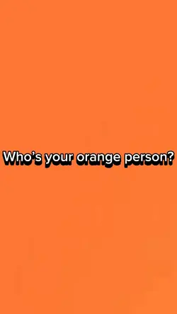 Orange person