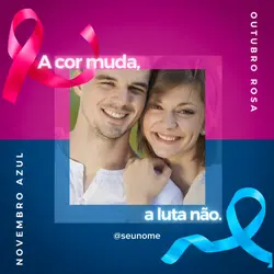 Novembro rosa e azul