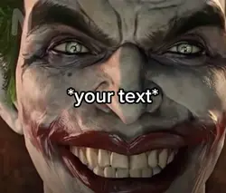 Joker smiling meme