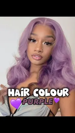 Hair Colour Purple💜