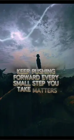 Keep pushing forward