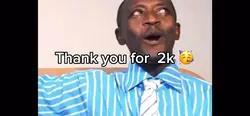 Thank you for 2k🥳