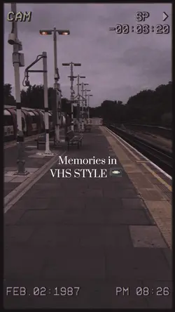VHS style